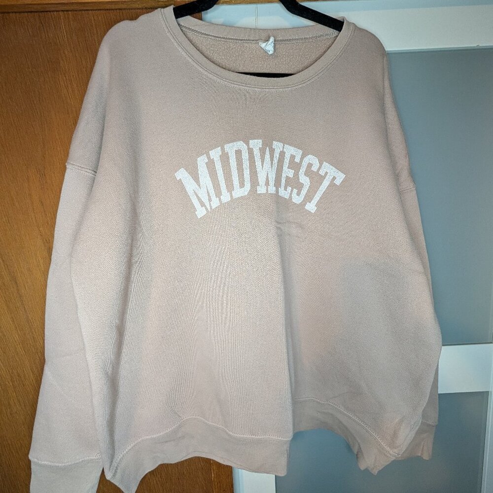 Oat Collective Midwest Sweater - Tan - 2XL